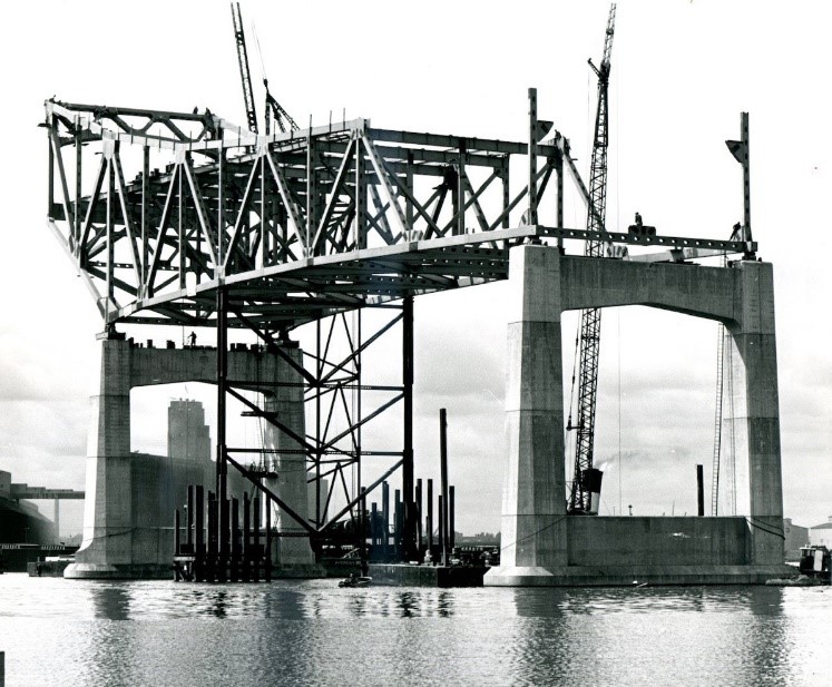 Blatnik Bridge steel framework
